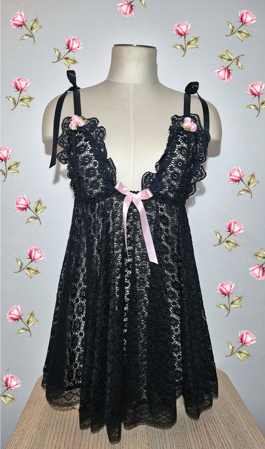 BABYDOLL BLOOMER black pink